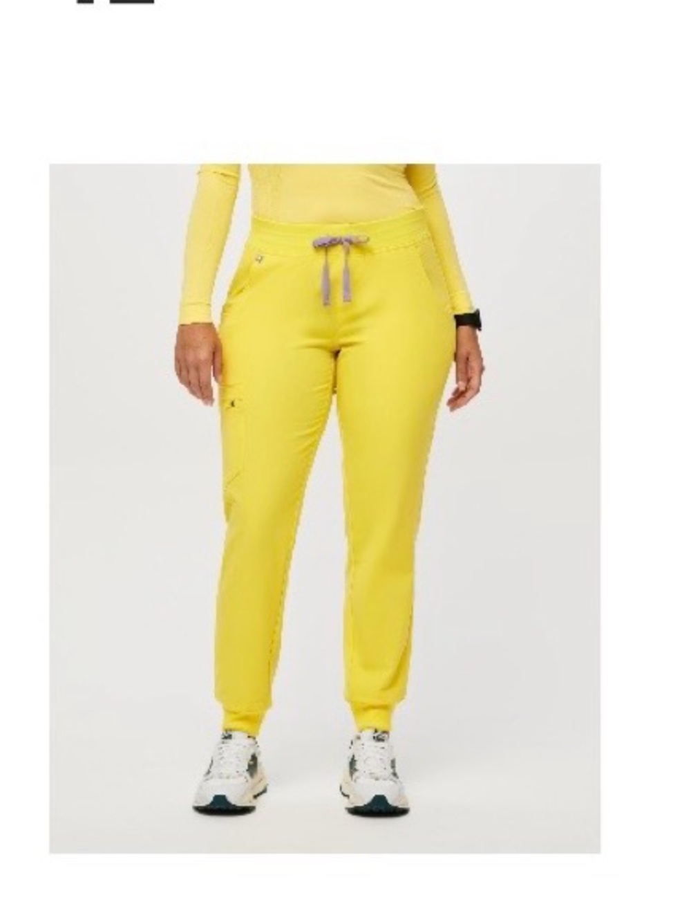 Figs Yellow Track Jogger Pants
